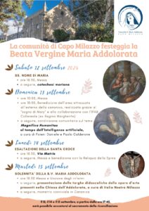 Festeggiamenti 2026 in onore della Beata Vergine Maria Addolorata